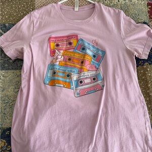 Bella Canvas Kids T-Shirt with Cassette Graphic